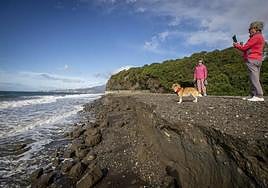 Destrozos de uno de los últimos temporales en Playa Granada.