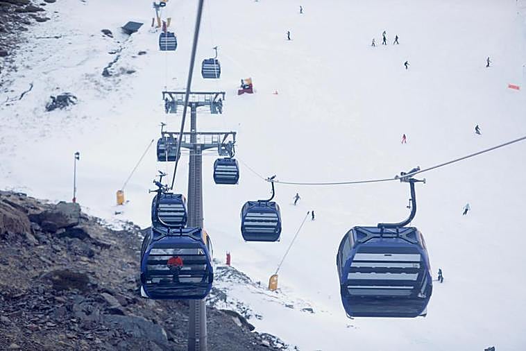 Nuevo telecabina Al Ándalus en Sierra Nevada.