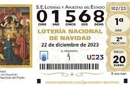 Un establecimiento de venta de lotería en Granada.