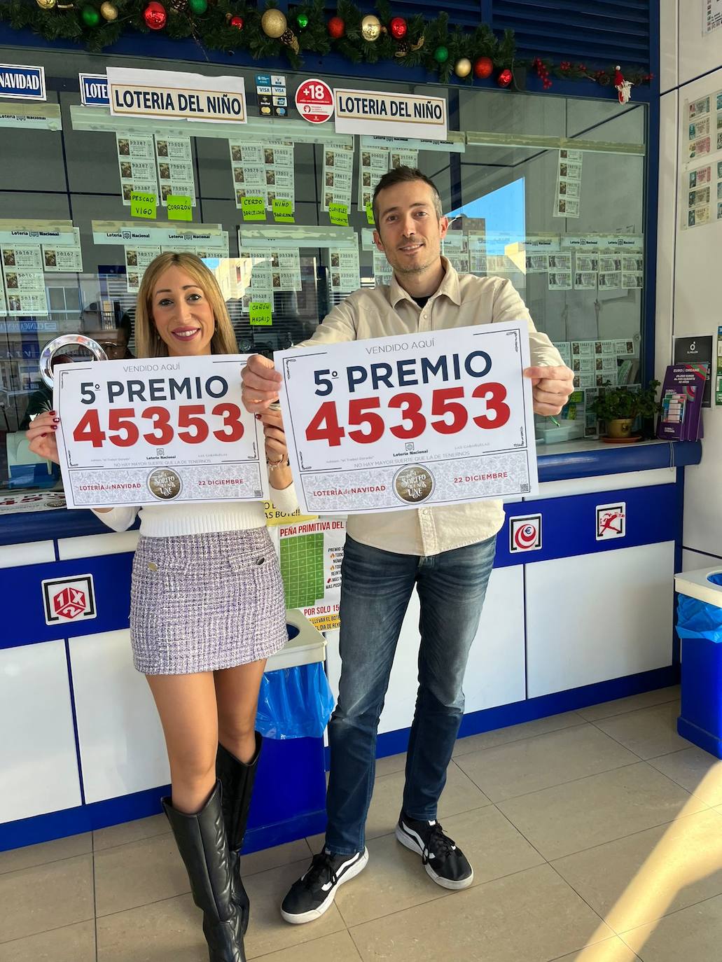 Administración de Vícar en la que se han vendido décimos de un quinto premio.