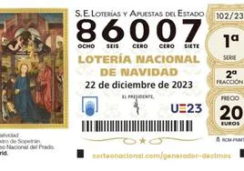 Un establecimiento de venta de lotería en Granada.