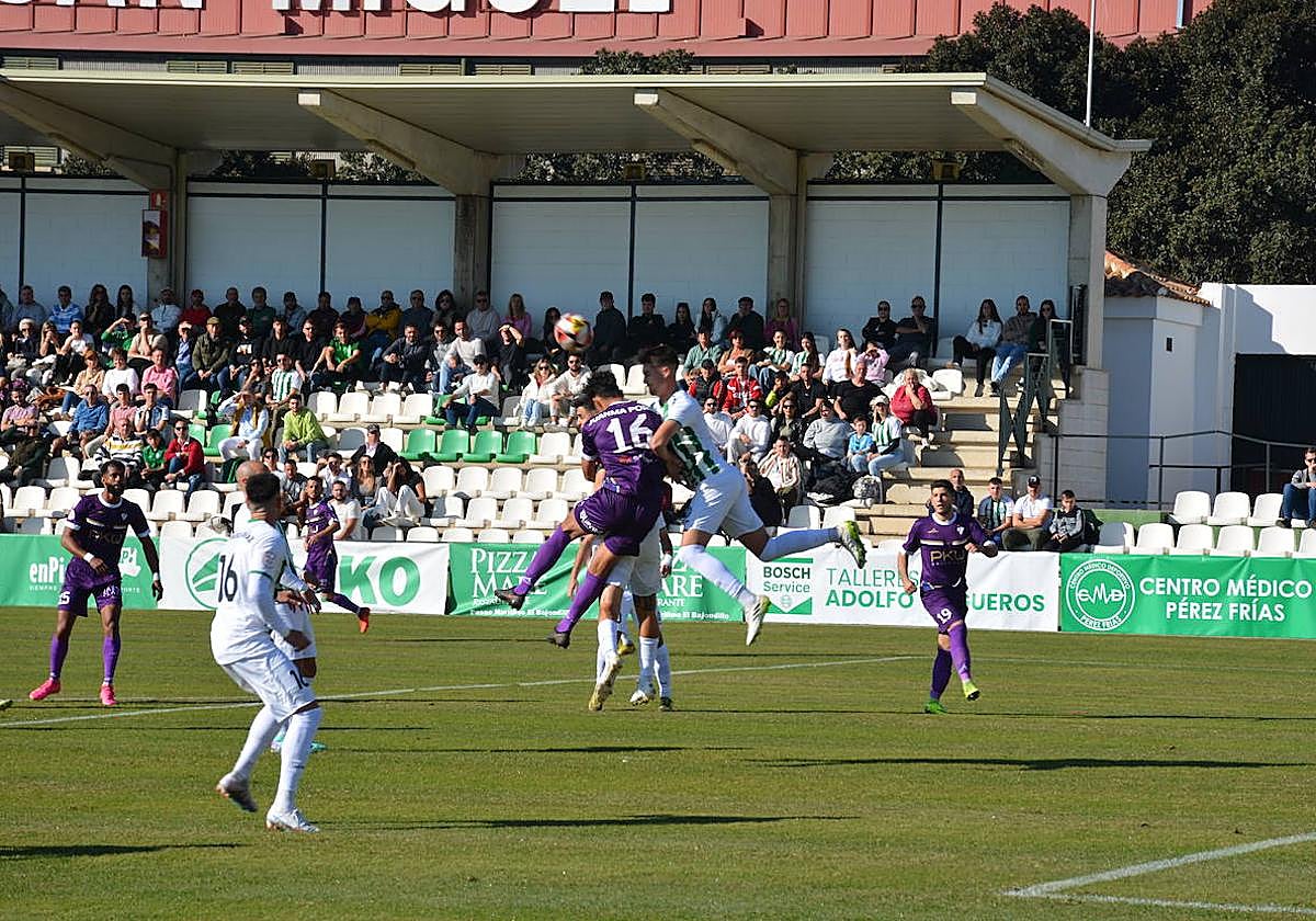Una de las instantáneas que deja el partido.