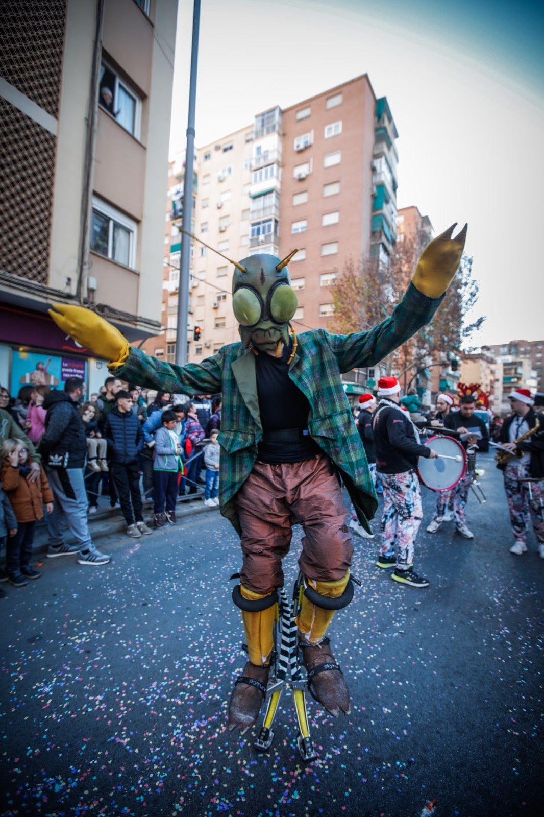 Las imágenes de la cabalgata de Papá Noel en Granada