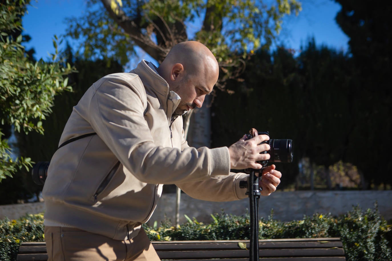 Preparado para grabar.