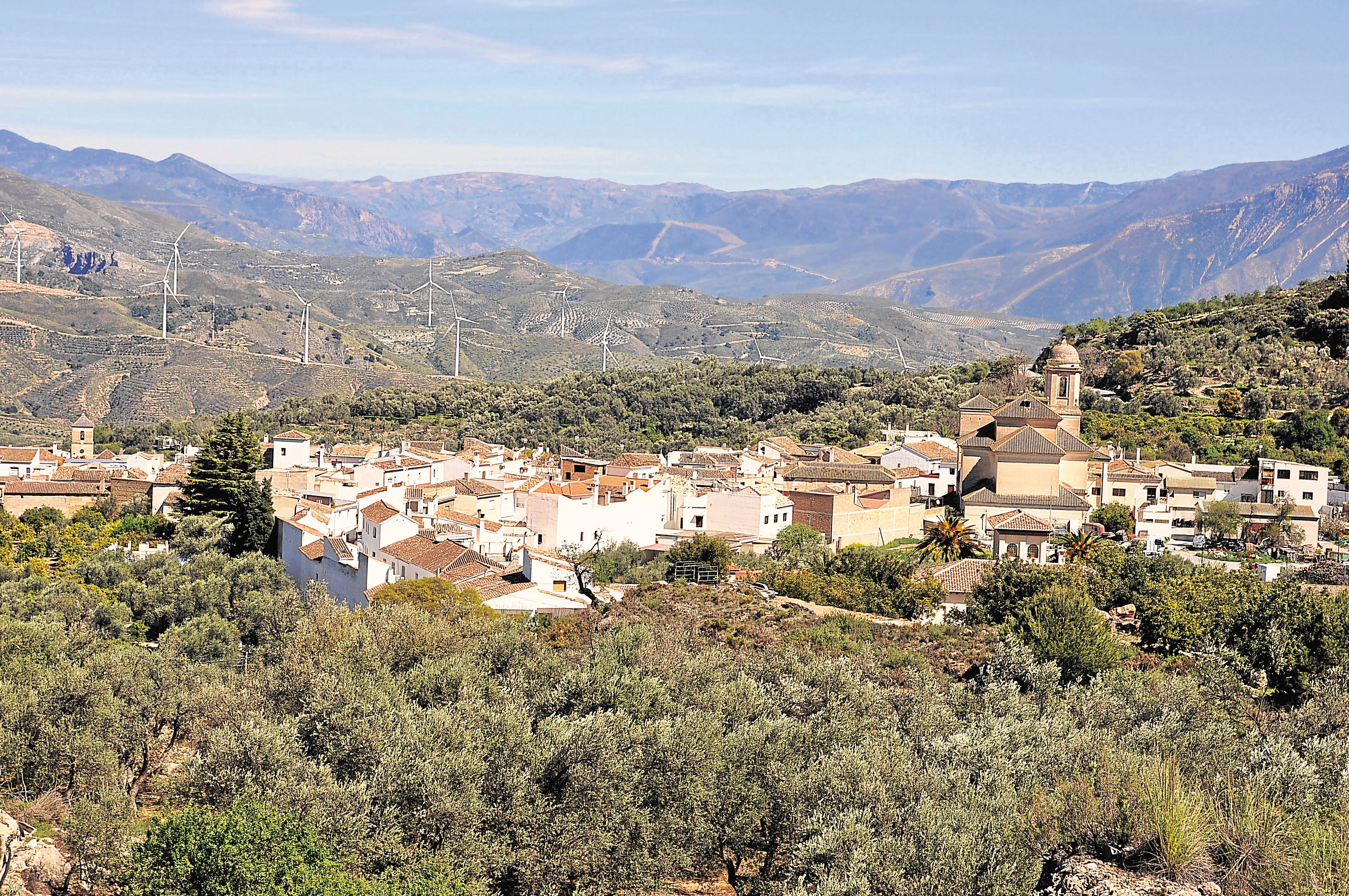 Vistas de la localidad granadina de Pinos del Valle.