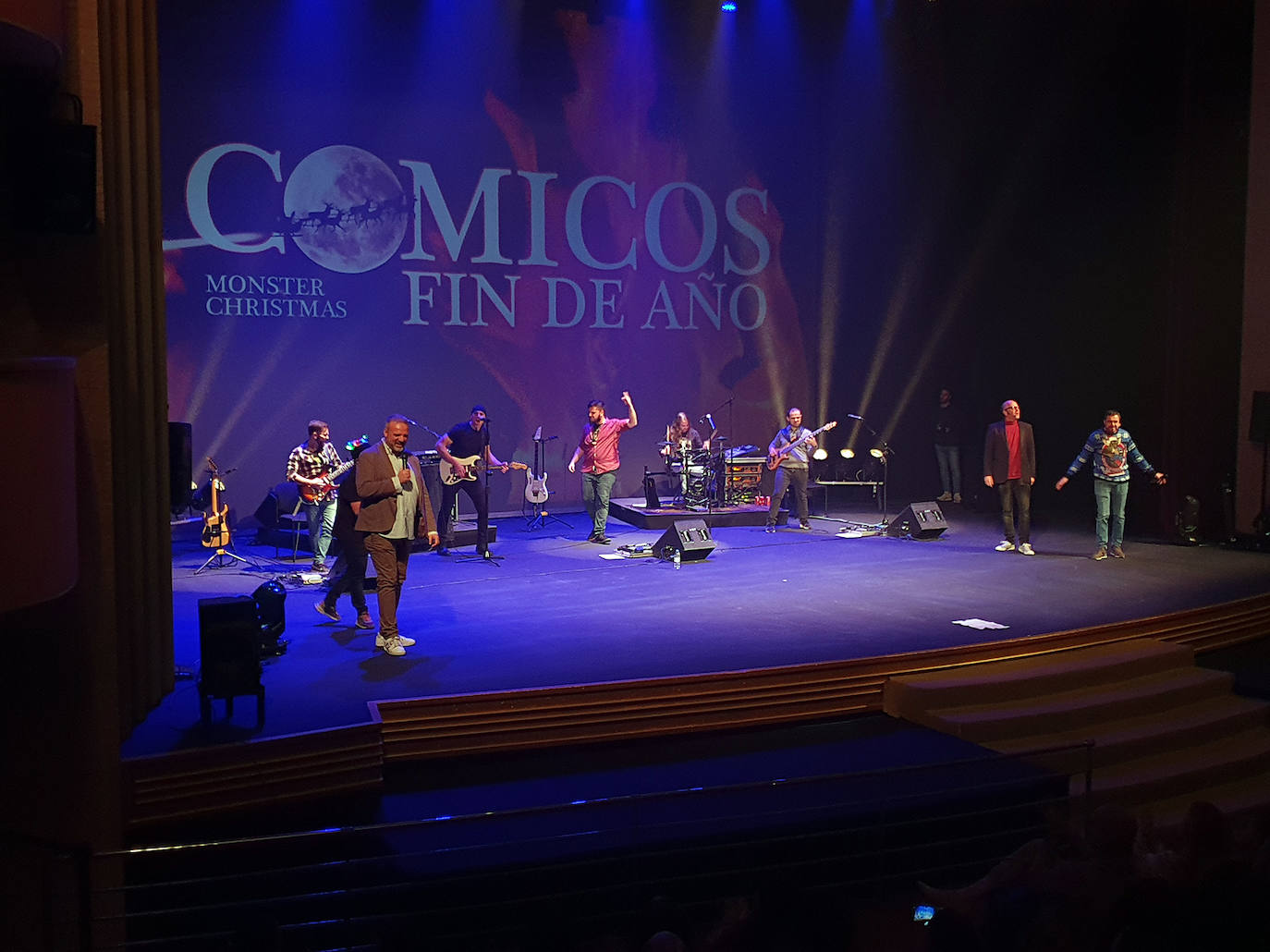 Actuación anterior de los cómicos almerienses.