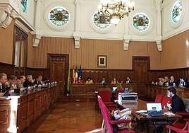 La Diputación Provincial de Jaén ha celebrado pleno este jueves.
