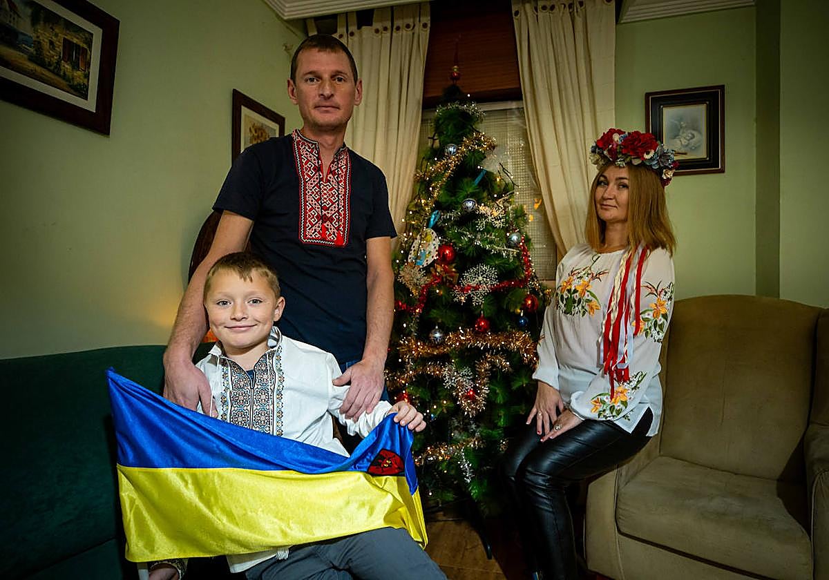 La familia Melnikov pasa la Navidad en Granada.