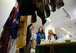 Mercado de Manos Unidas en Almería.