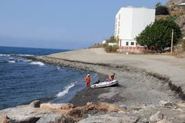 Vista de la playa de Los Yesos.