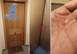 Las marcas de pisos en Granada para entrar a robar.