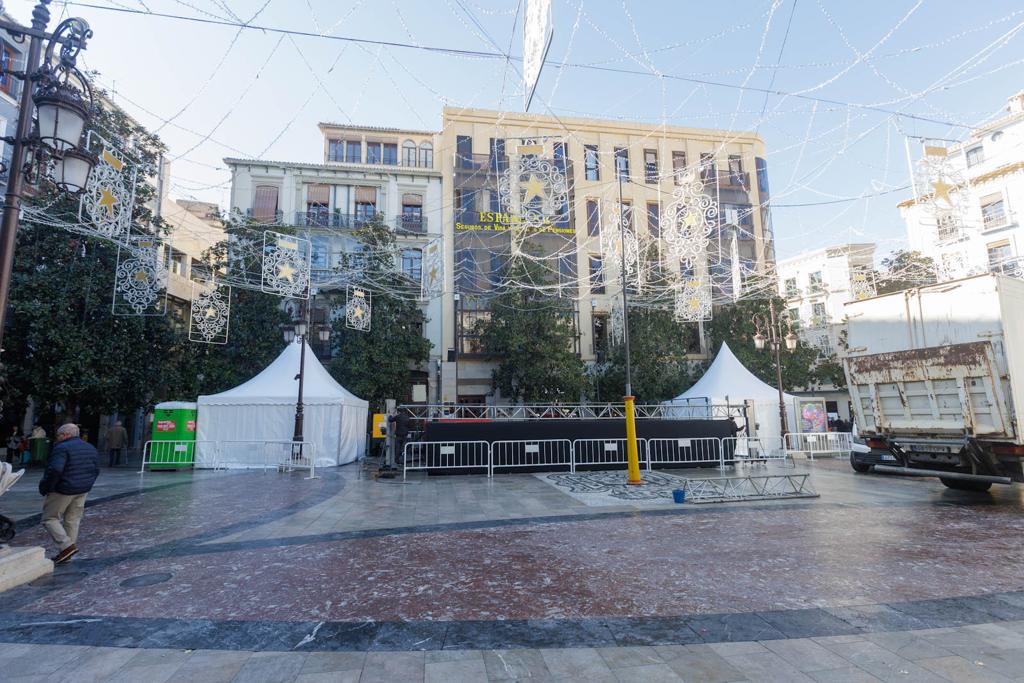 Granada se prepara para la Nochevieja