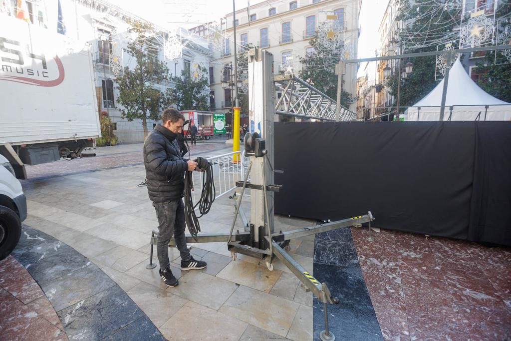Granada se prepara para la Nochevieja