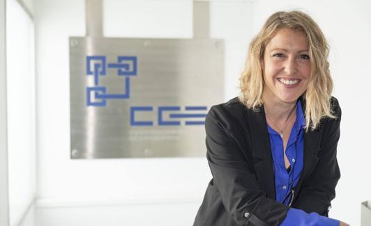 La secretaria general de la CGE, María Vera. 