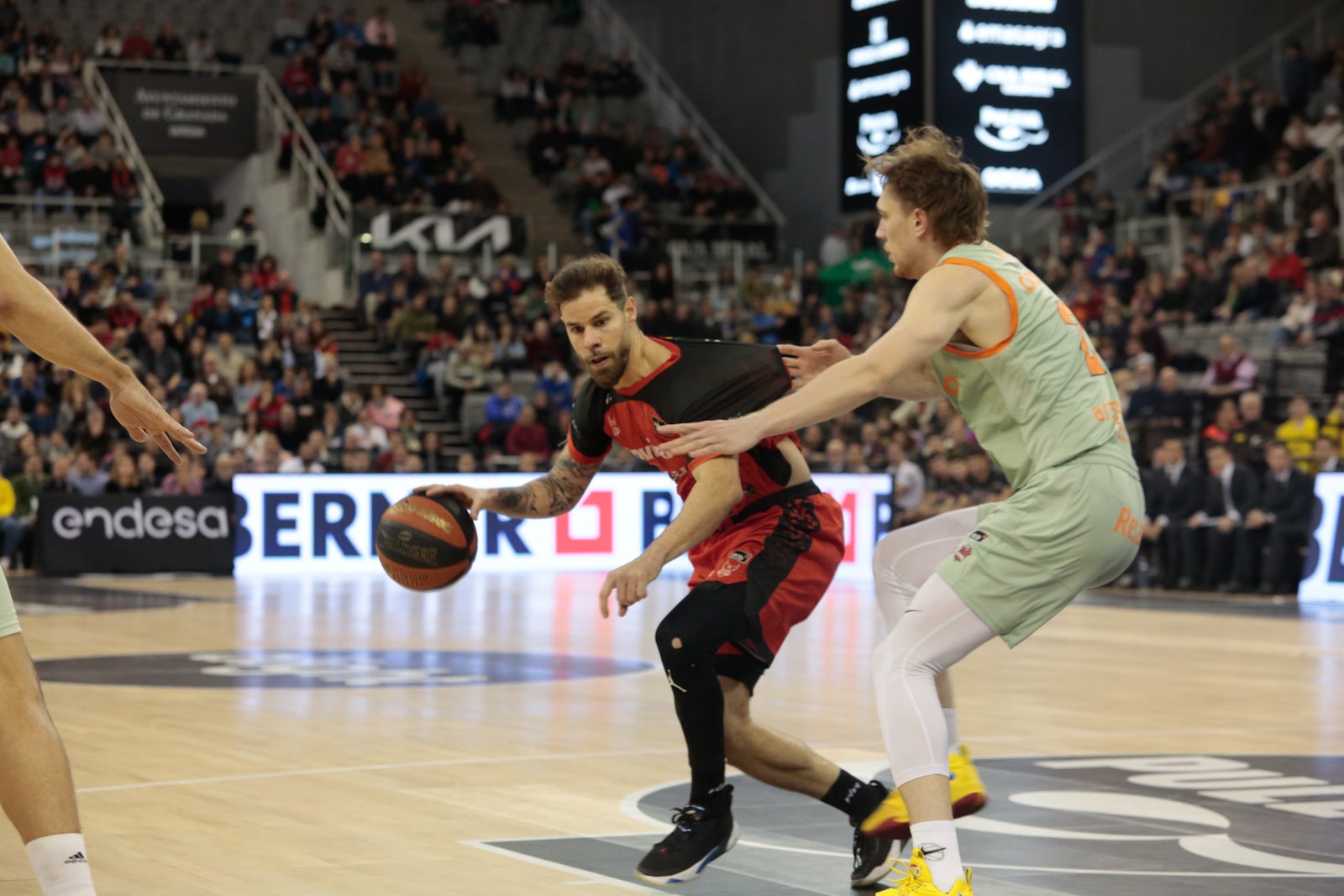 Las mejores imágenes del duelo disputado en el Palacio de los Deportes