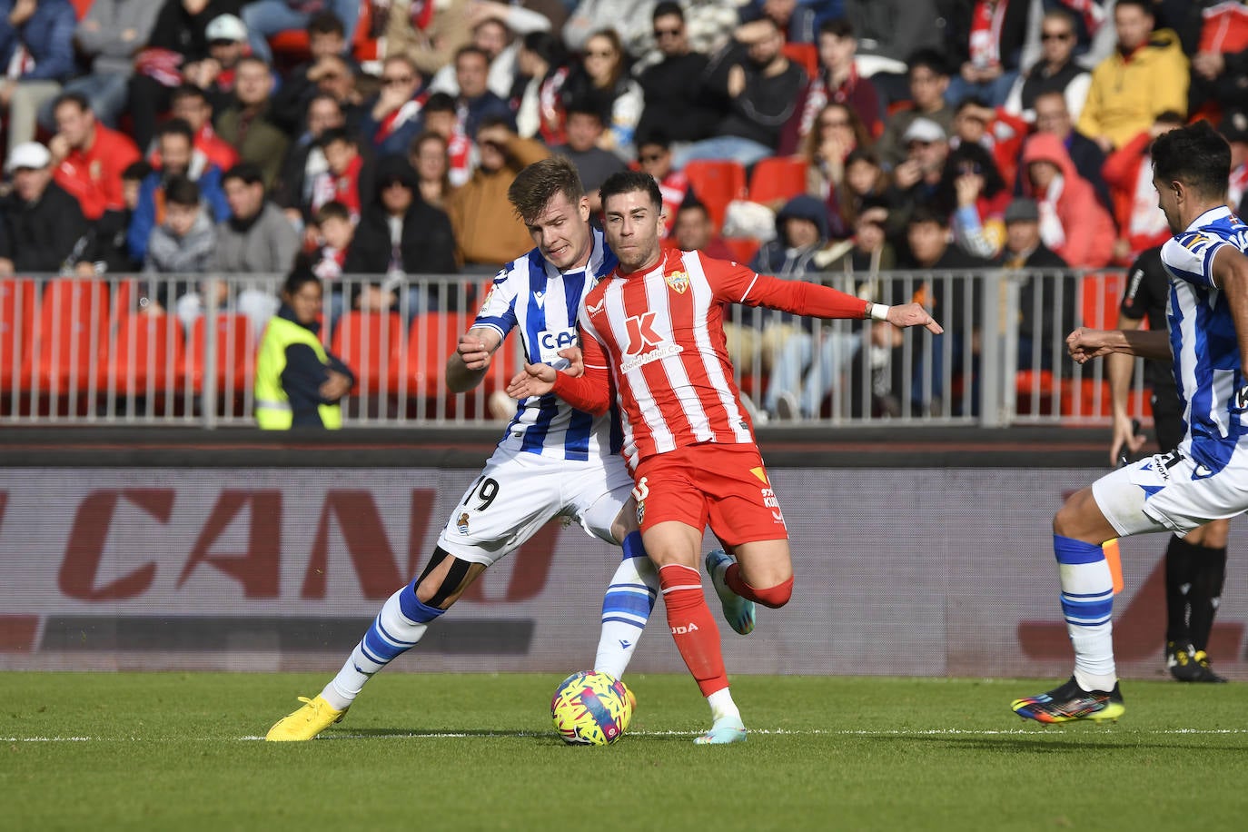 Las imágenes del Almería-Real Sociedad