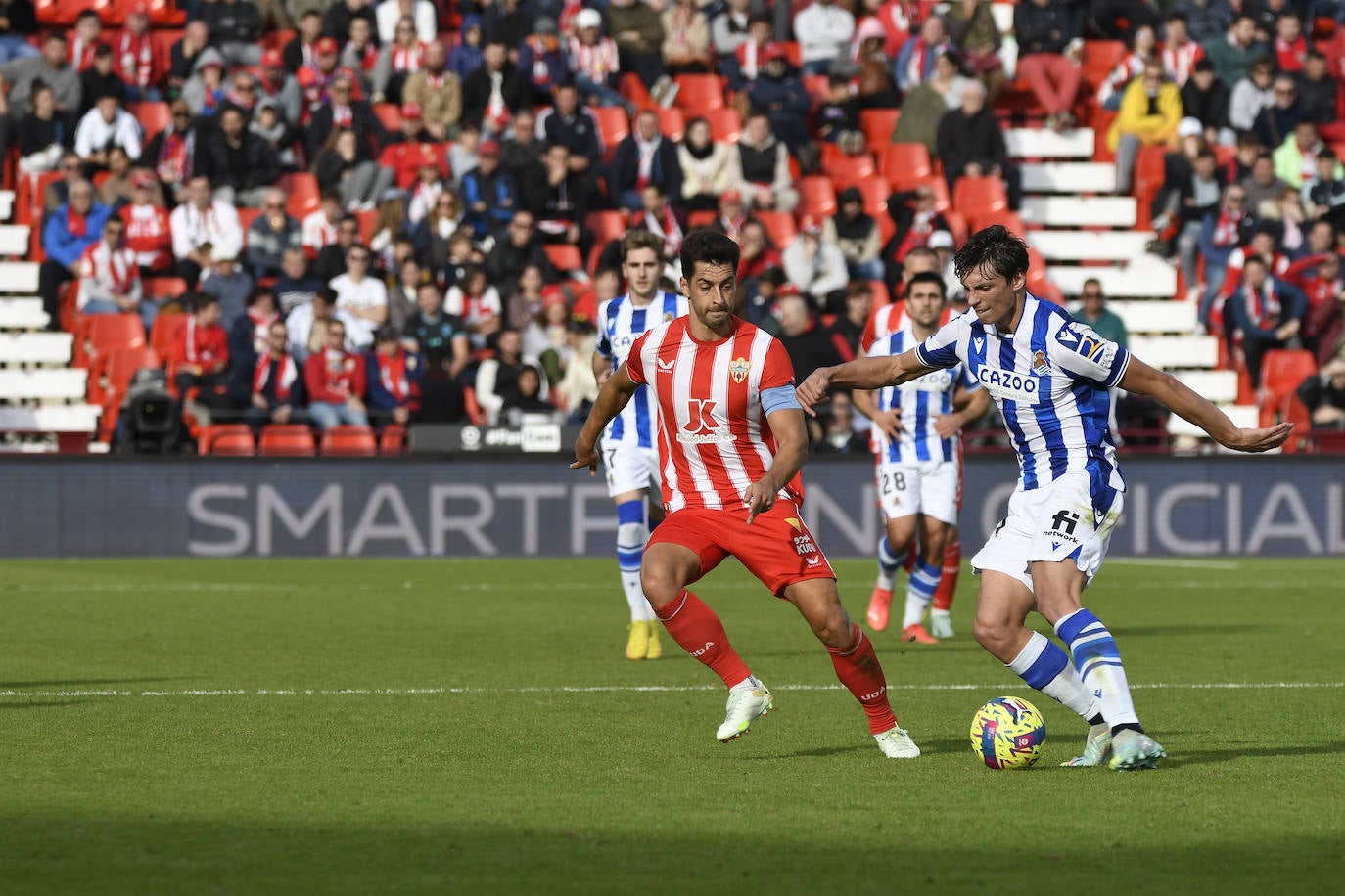 Las imágenes del Almería-Real Sociedad