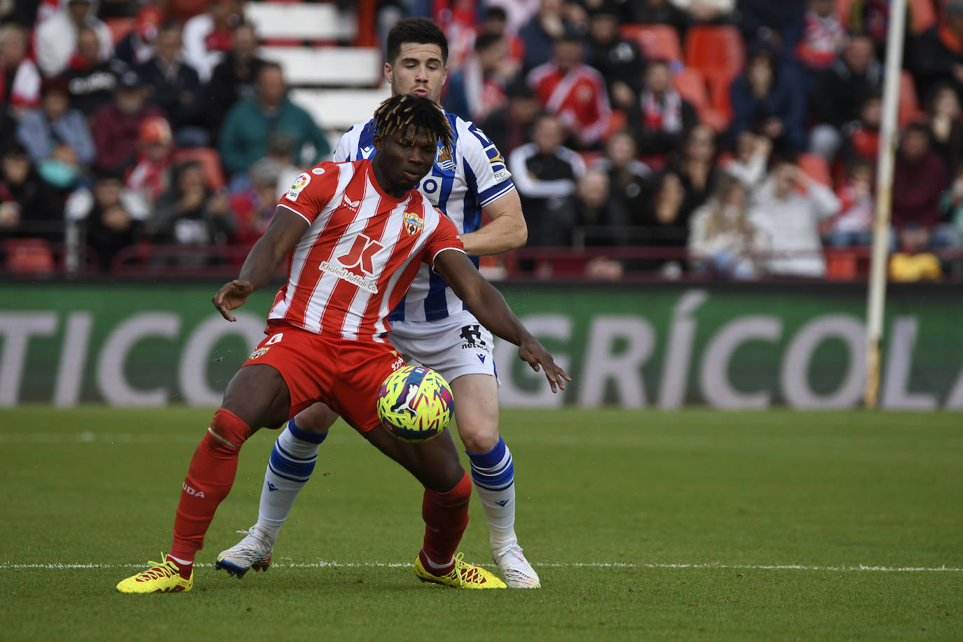 Las imágenes del Almería-Real Sociedad