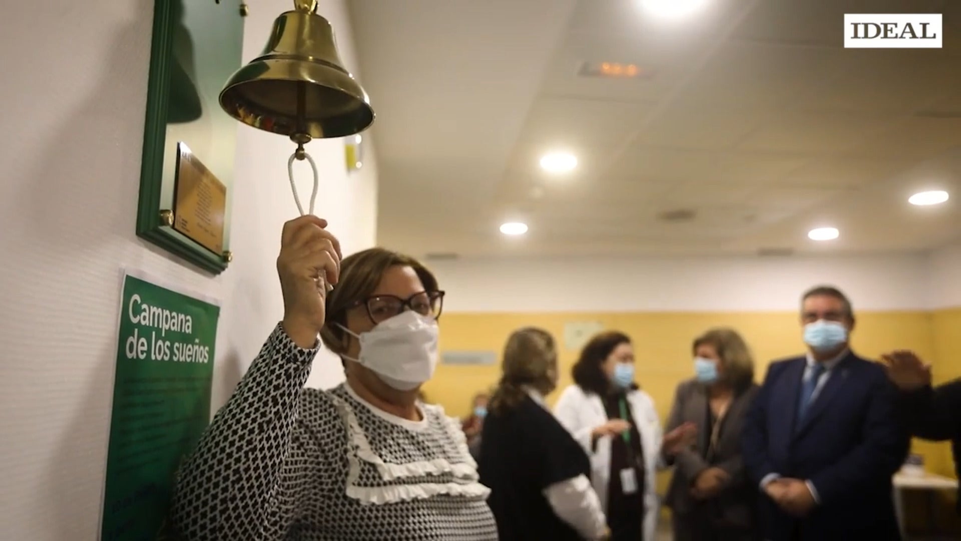 La campana de los sueños repica en el Hospital Clínico San Cecilio