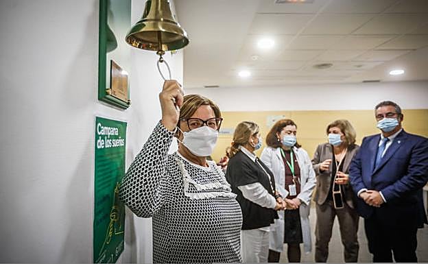 María Jesús Rodríguez estrenó la Campana de los sueños.