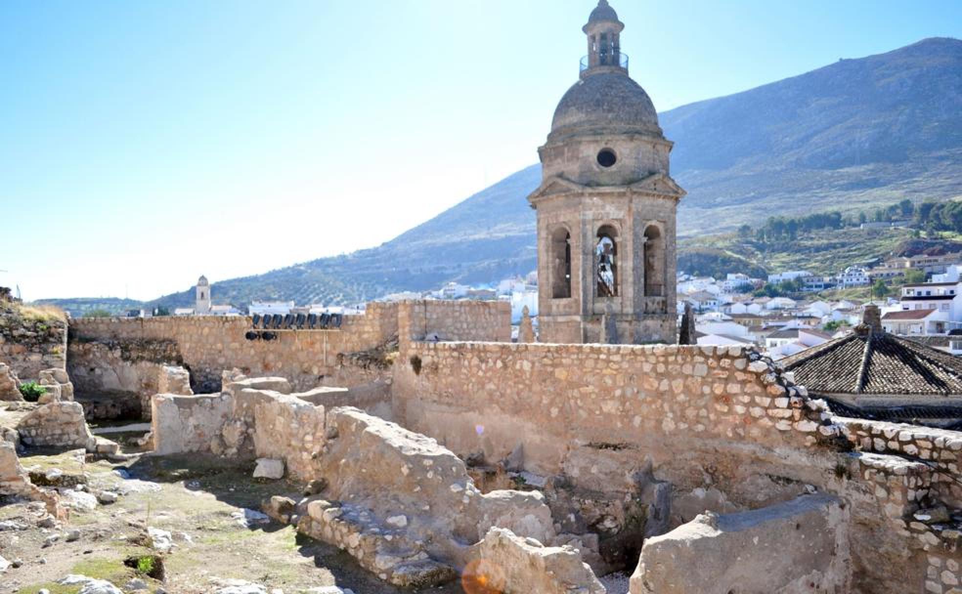 Vistas de la Alcazaba de Loja.