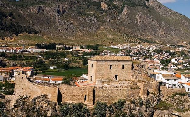 La Alcazaba de Loja, en su parte trasera.