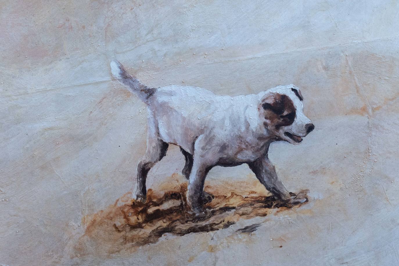 El perrete de Salvador, el vecino de Juan Vida, tampoco podía faltar. 