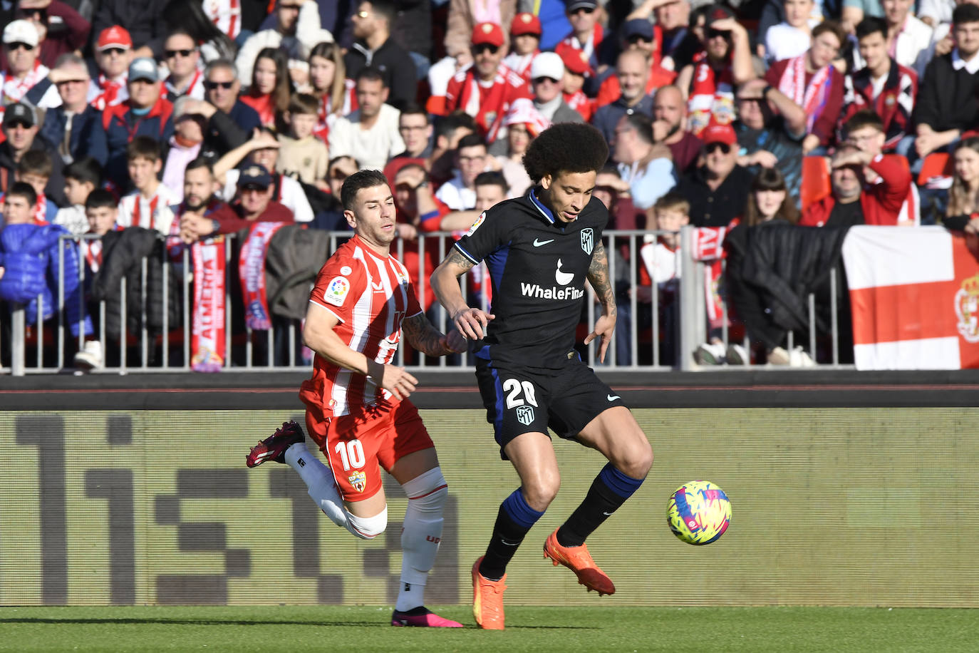 Lance del partido disputado este domingo.