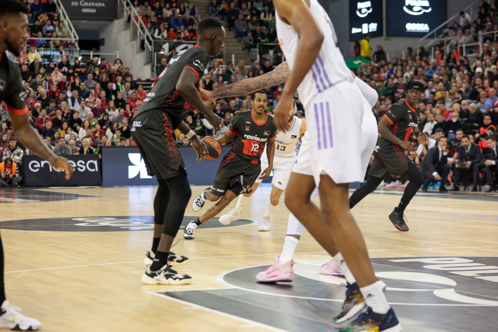 Las mejores imágenes del duelo disputado en el Palacio de los Deportes