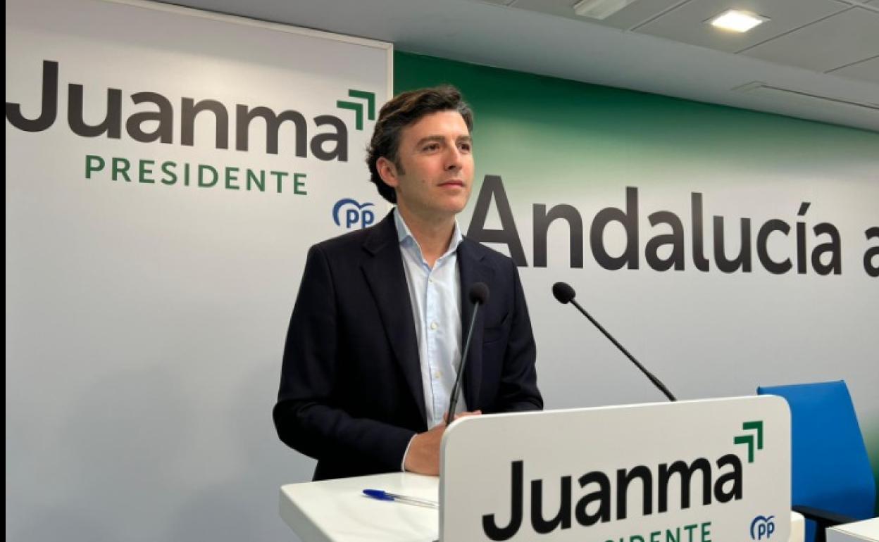 El secretario general del Partido Popular, Jorge Saavedra