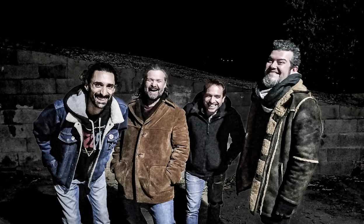 Miguel Ortega, David Medina, Antonio Canales y Sebas Bautista. 