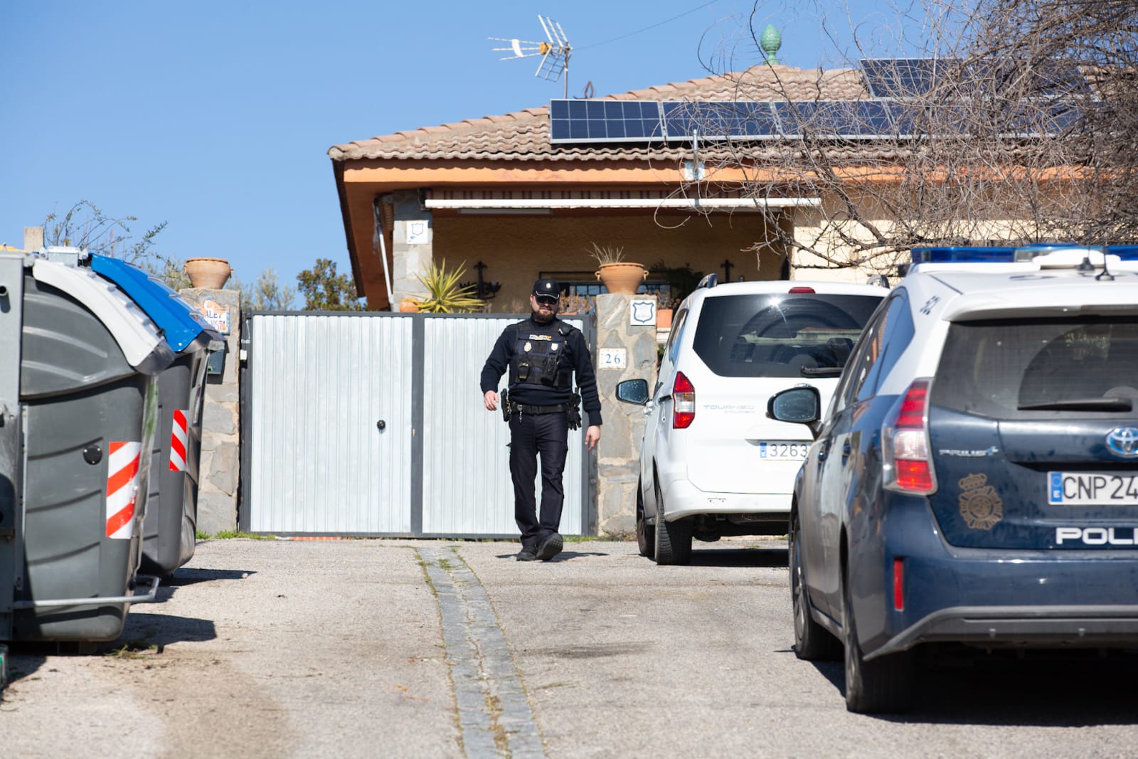 Policía Nacional se ha desplazado al lugar de los hechos y ha acordonado el lugar