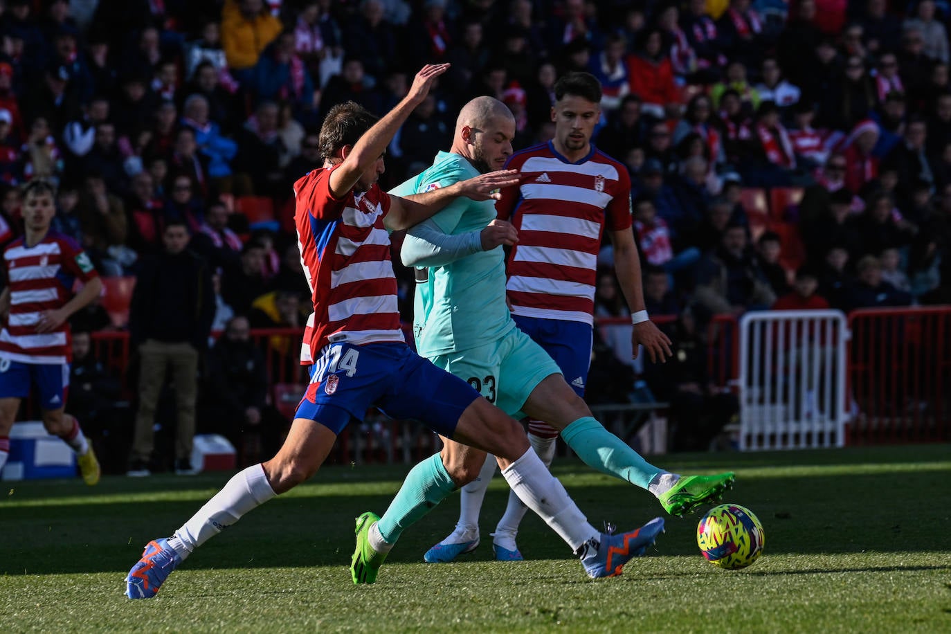 Las mejores imágenes del partido disputado en Los Cármenes