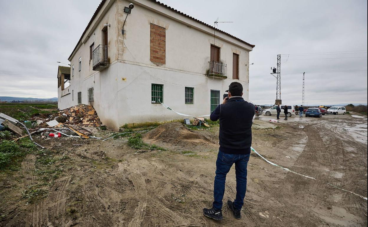 El cortijo Villa Josefina, donde ocurrieron los hechos. 