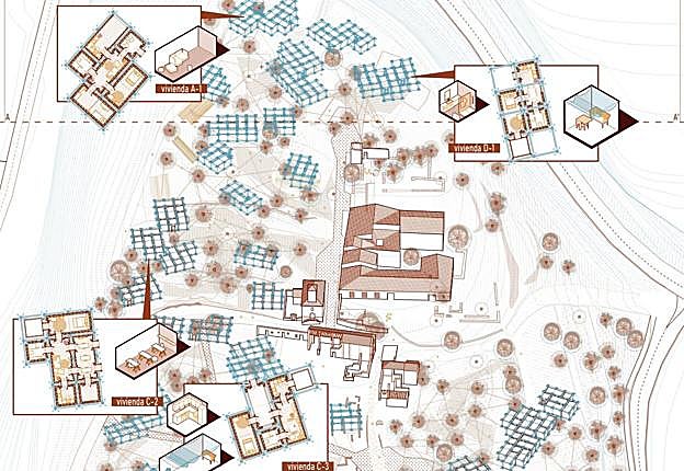 Plano dibujado por Jiménez-Trigo para su TFG. 