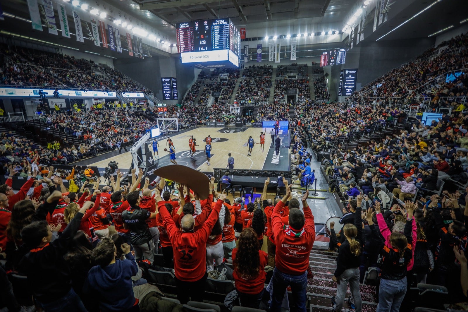 Las mejores imágenes del duelo disputado en el Palacio de los Deportes