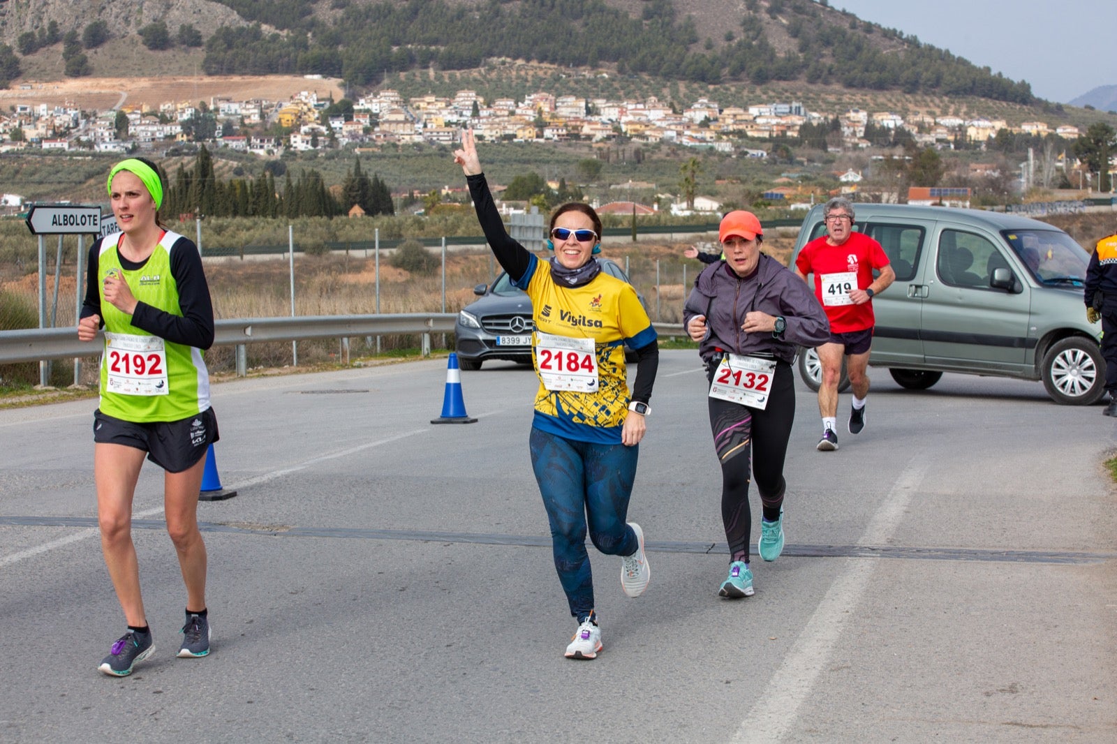 ientos de corredores participan en una de las grandes pruebas del Gran Premio de Fondo Diputación de Granada