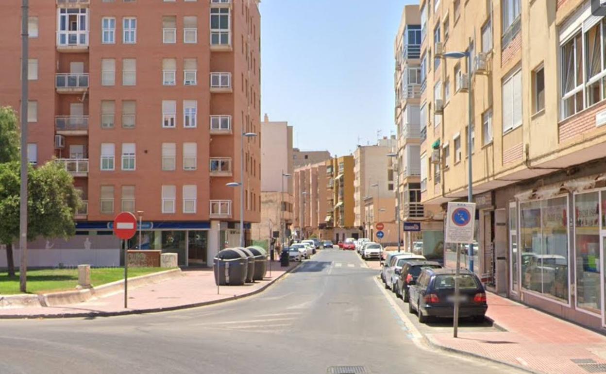 Avenida Nuestra Señora de Montserrat de Almería, donde ocurrieron los hechos. 