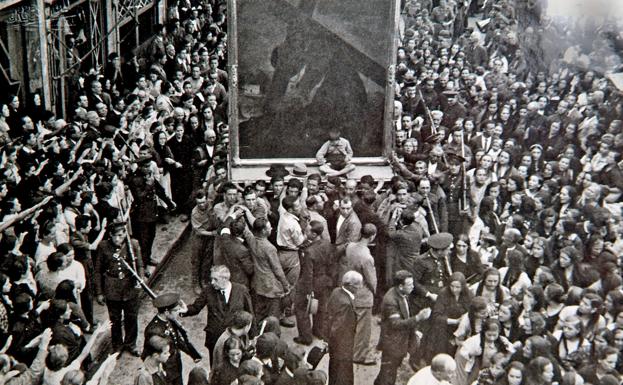 Procesión del Cristo del Paño celebrada cada 5 de octubre desde hace siglos. 