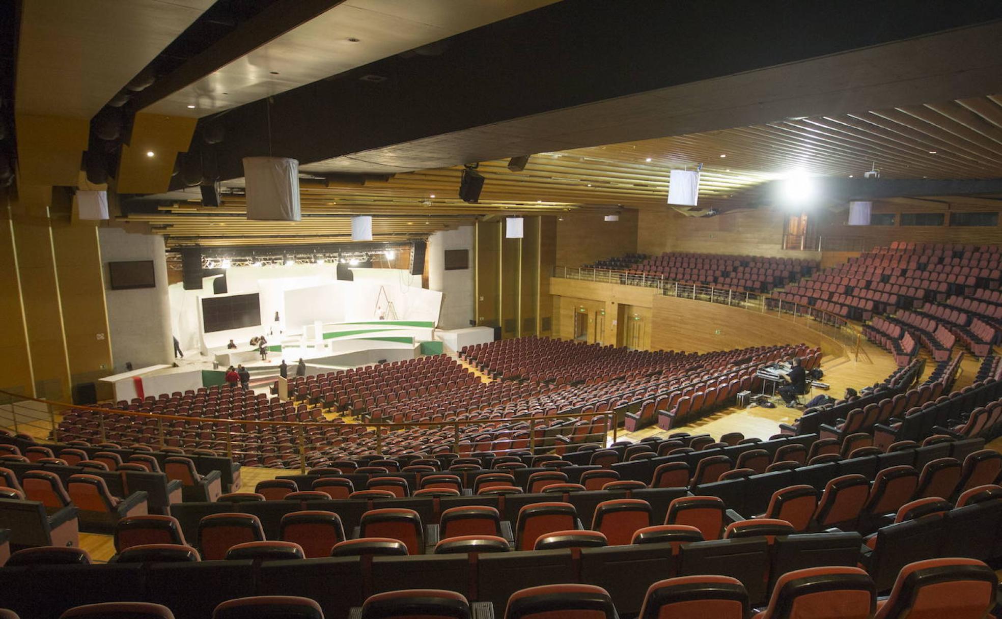 La Sala García Lorca del Palacio de Congresos, lugar adecuado para acoger la gala de celebración. 