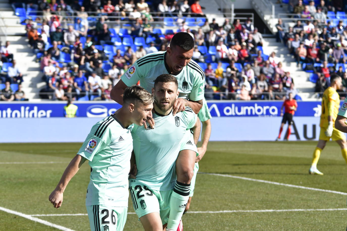 Las instantáneas del encuentro en el Alcoraz