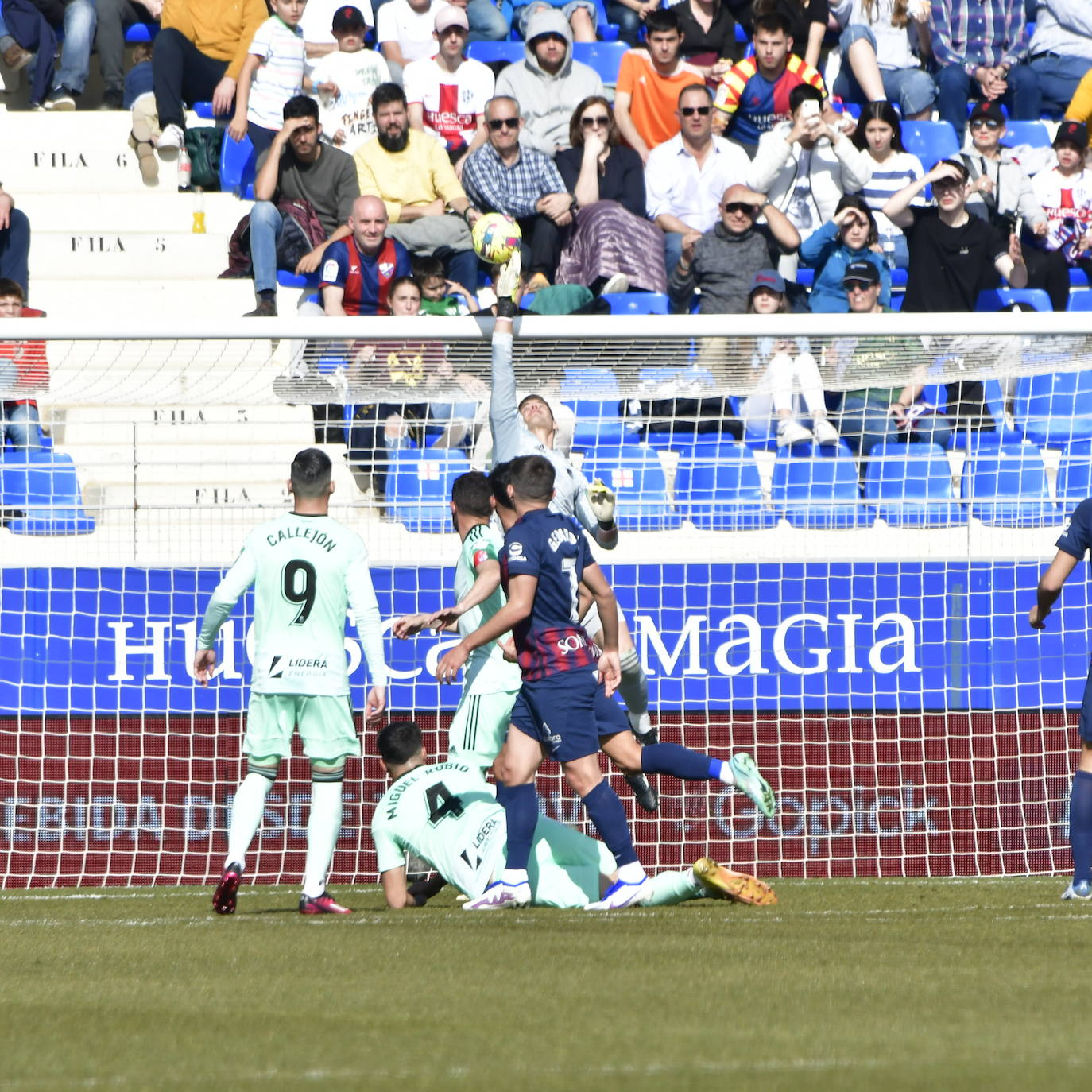 Las instantáneas del encuentro en el Alcoraz