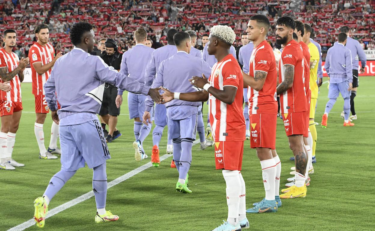 El Almería tiene más límite de gasto, una relación que encabeza el Real Madrid. 