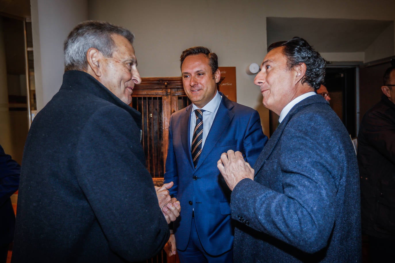 Momento del desayuno informativo organizado por IDEAL con el patrocinio de Cajamar y Antonio Garamendi como invitado.