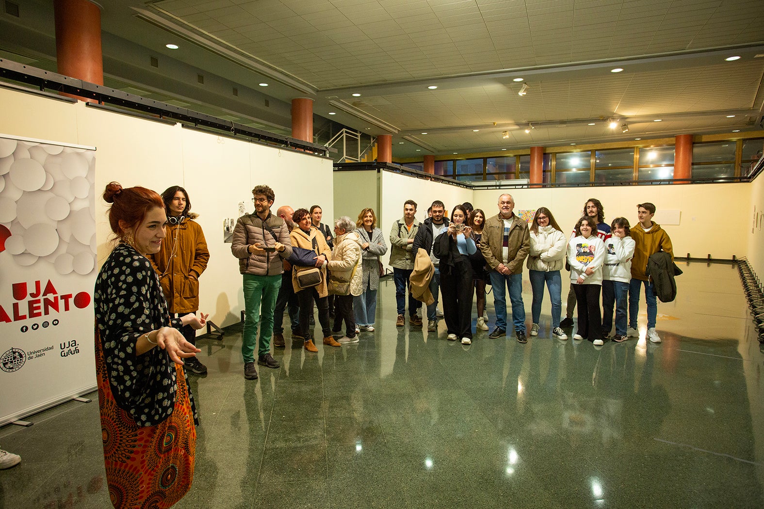 Acto de Inauguración de la exposición de Carmen Escabias. 