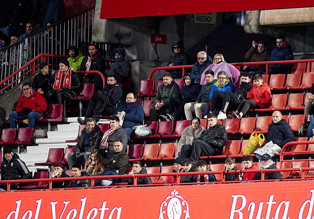 Encuéntrate en la grada en el partido entre Granada y Real Sociedad