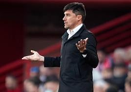 Alexander Medina, durante el partido.