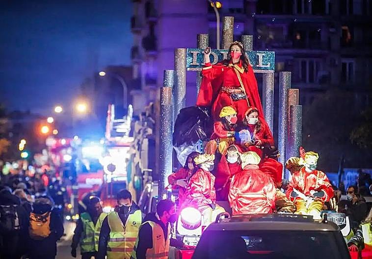 Cabalgata de Reyes en Granada.