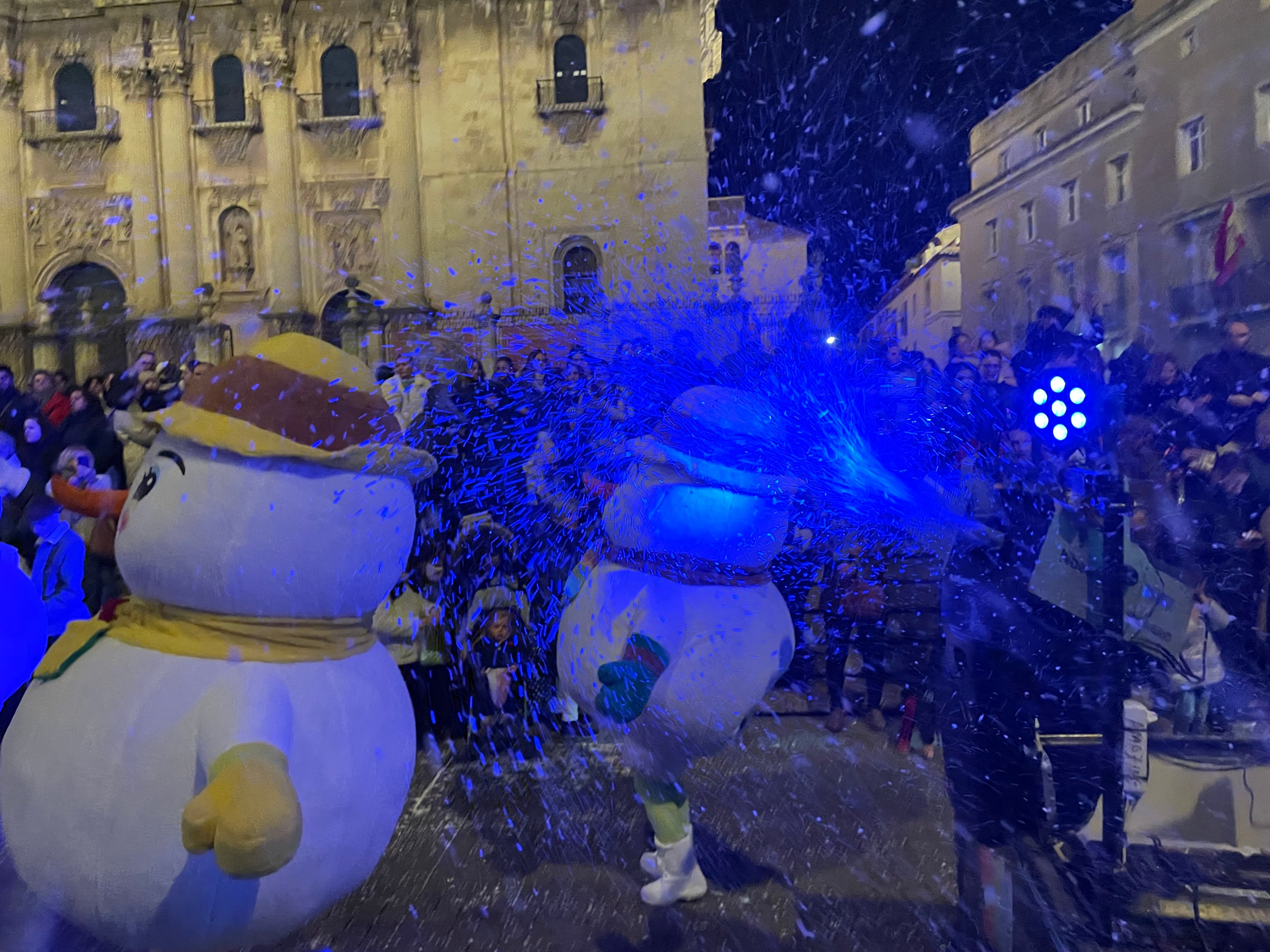Las imágenes de los Reyes Magos en la cabalgata