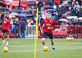 Kamil Piatkowski, durante la sesión.